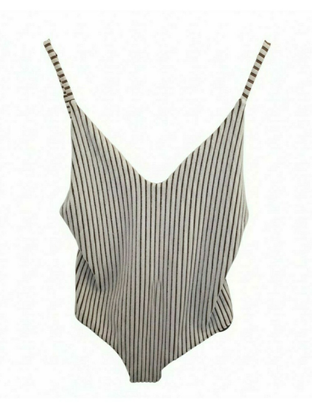 Aerie One-Piece Cheeky Swimsuit in Warm Brown